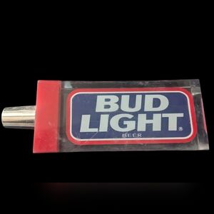 Vintage Bud Light Beer Acrylic Keg Tap Handle
